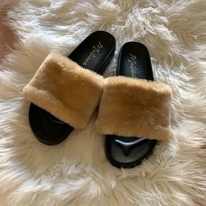 Matisse Fur Slides